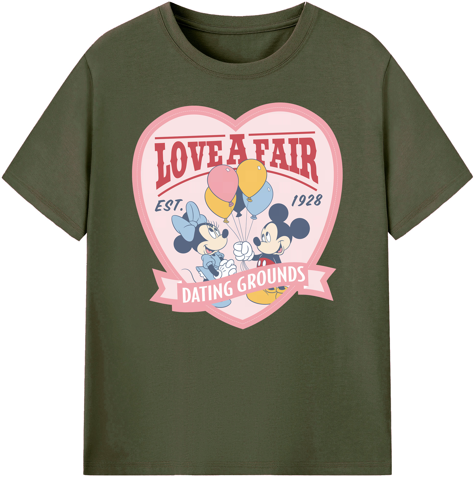 ミッキーマウス Mickey Mouse 綿100％ メンズ半袖Tシャツ｜肌触りやわらか＆通気性